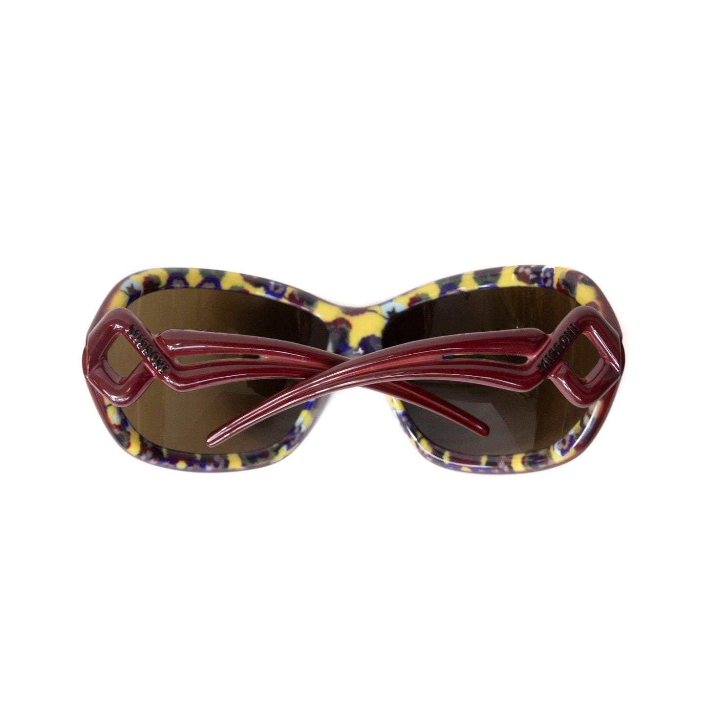 Missoni Burgundy Pattern Sunglasses