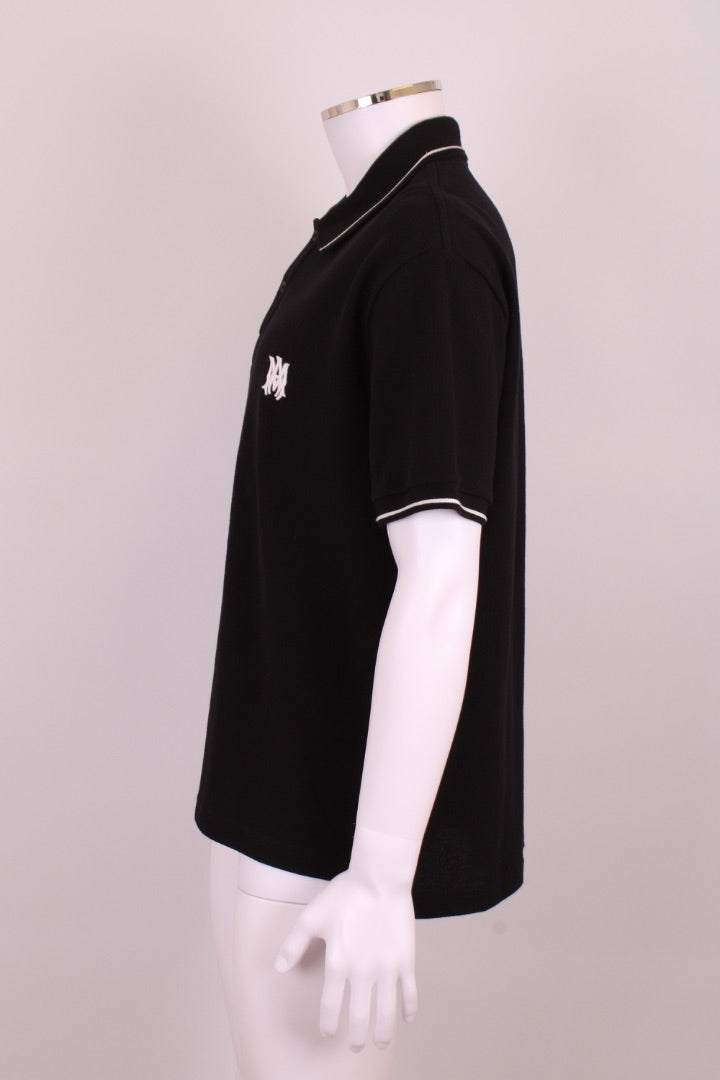 Amiri S/S Polo Shirt Black/ White L | Default Title, Black