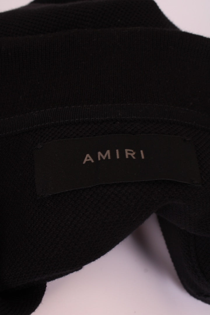 Amiri S/S Polo Shirt Black/ White L | Default Title, Black