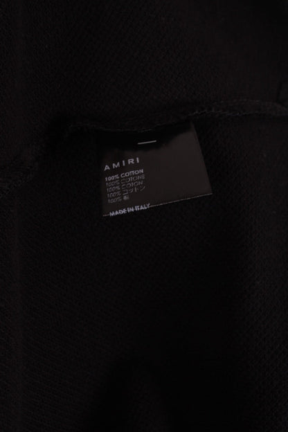 Amiri S/S Polo Shirt Black/ White L | Default Title, Black