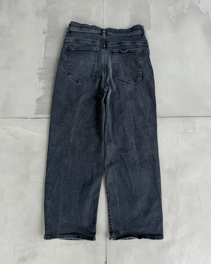 DIESEL WIDE LEG WASHOUT DENIM JEANS - W29"