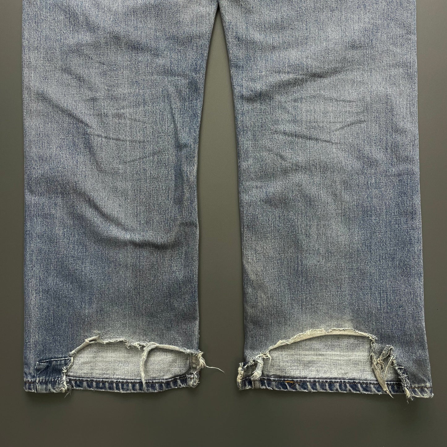 Levi's 541 Blue Cinchback Denim Jeans | Large, Blue
