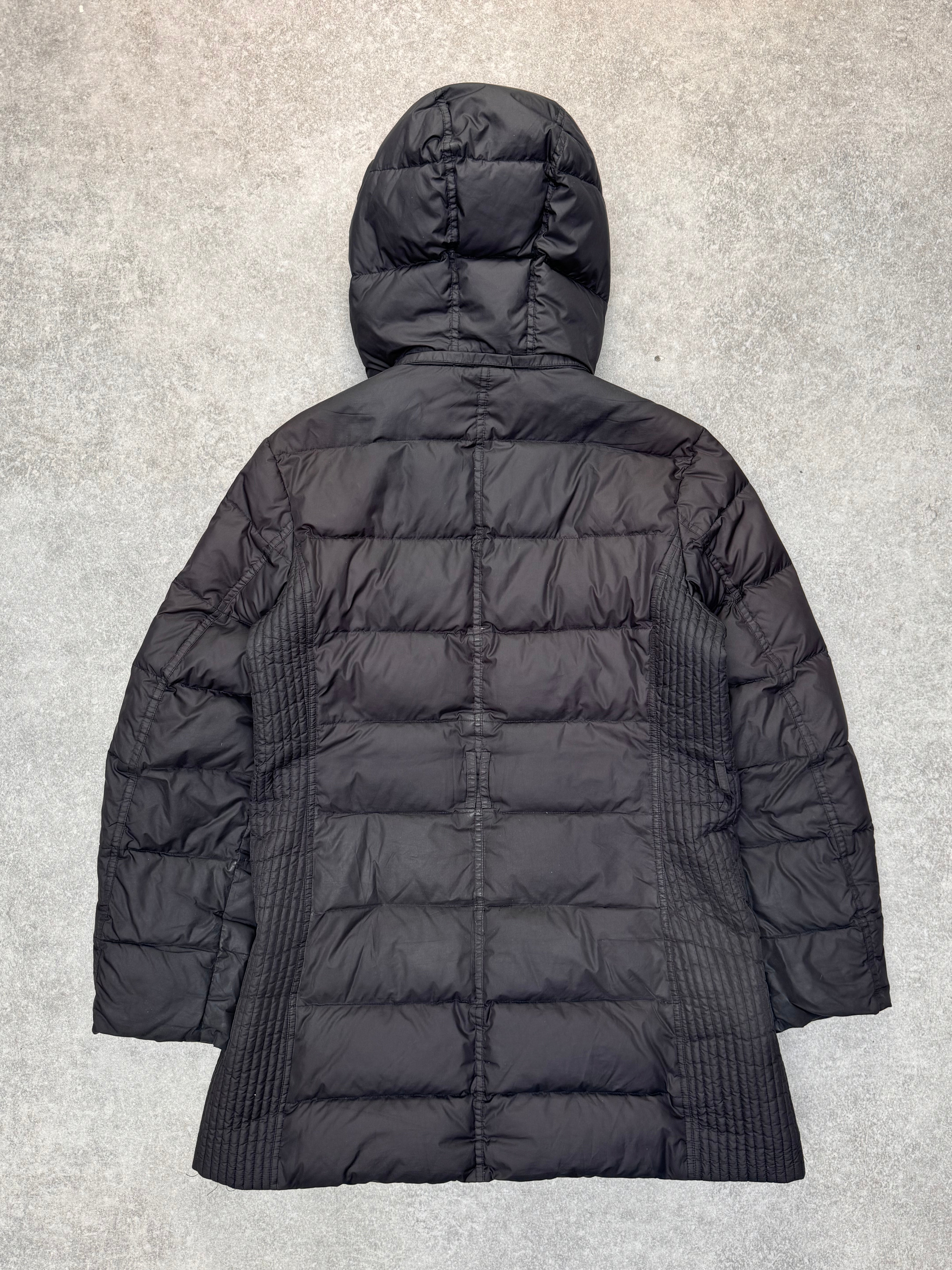 Burberry Black Nova Check Lined Hooded Puffer Down Coat – Known Source