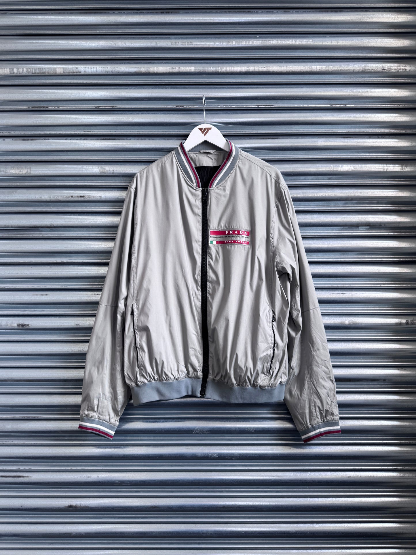 2003 Prada Luna Rossa Challenge Lightweight Technical Bomber Jacket