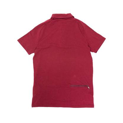 Prada Sports Half Zip Stretch Polo Shirt