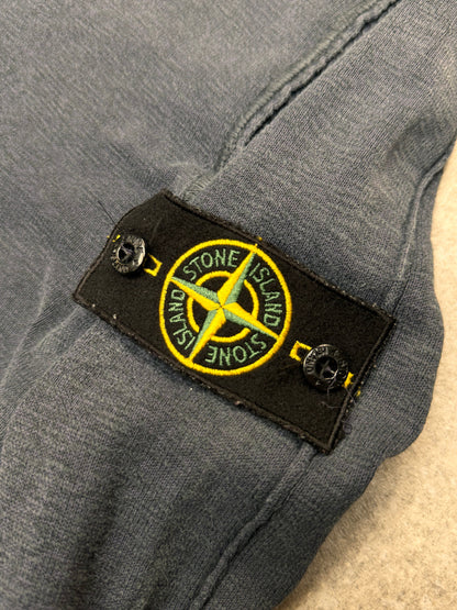 S/S 2006 Stone Island Navy Cotton Blend Crewneck Sweater