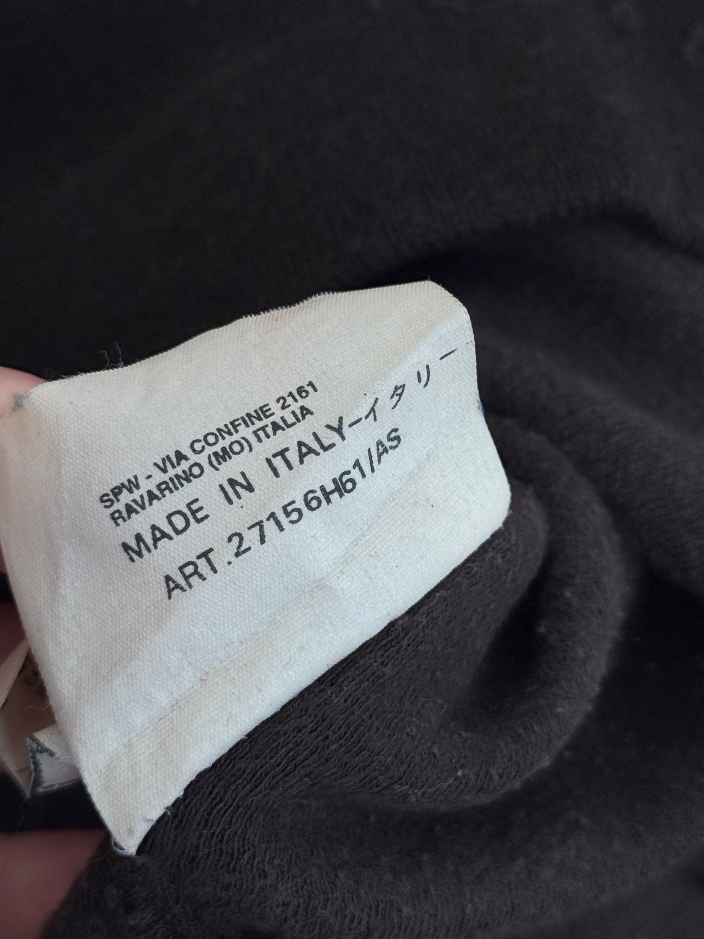A/W 1997 Stone Island Dark Brown 1/4 Zip Sweater