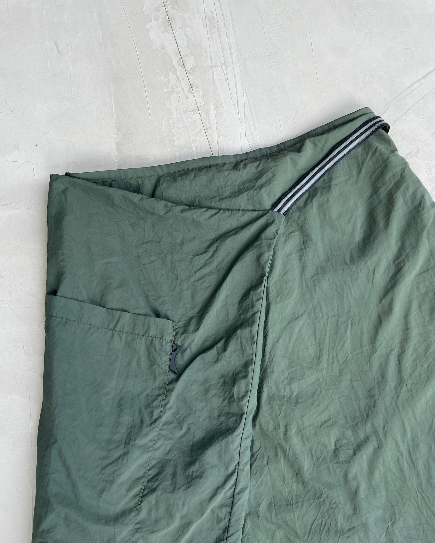 COP COPINE 2000'S WRAP CARGO SKIRT - S | Small, Green