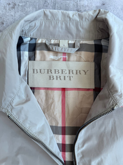 Burberry Brit Lightweight Beige Zip-Up Jacket