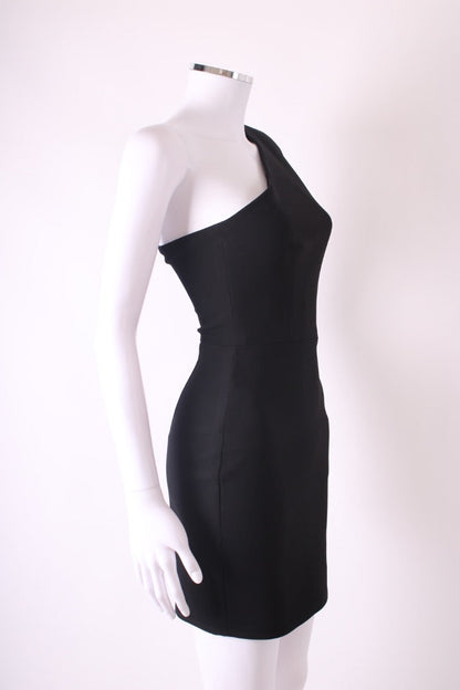 Alex Perry One Sleeve Dress Black 6 | Default Title, Black