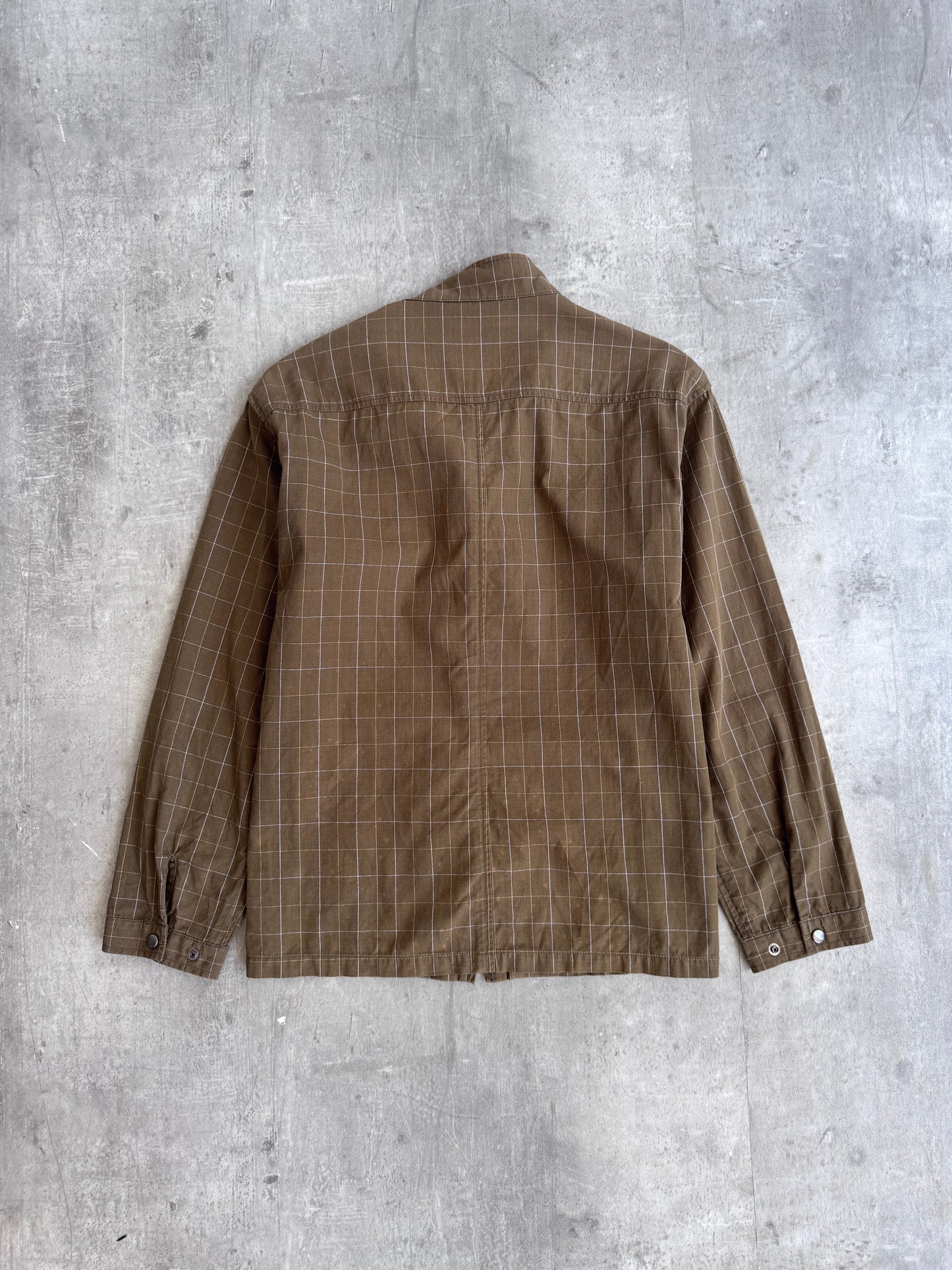 Kansai Yamamoto Jeans Grid Pattern Harrington Jacket
