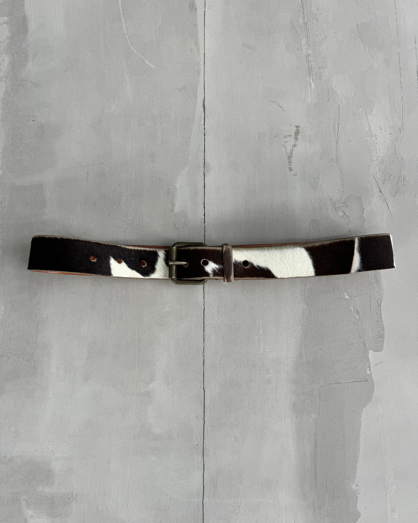 MIU MIU SS02 CALF FUR BELT | O/S, Brown