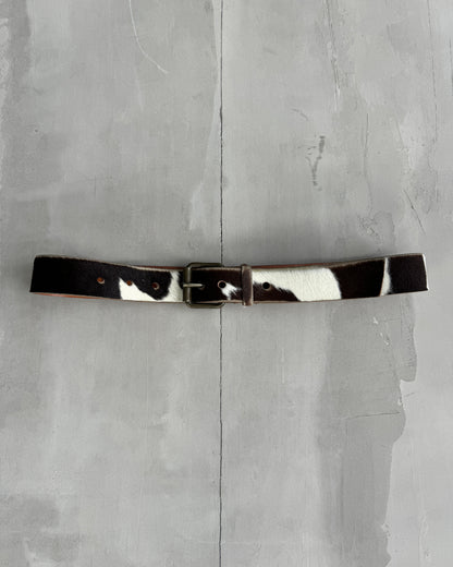 MIU MIU SS02 CALF FUR BELT | O/S, Brown