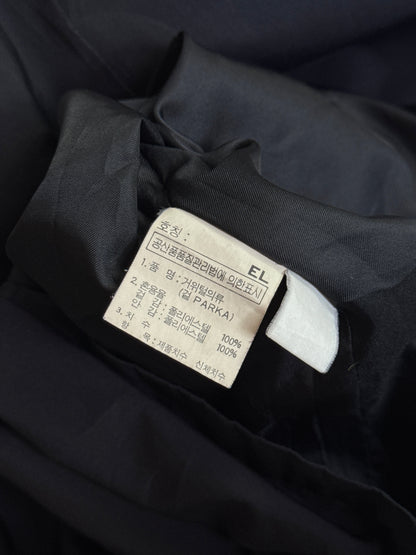 YSL Black Technical Three Pocket Parka