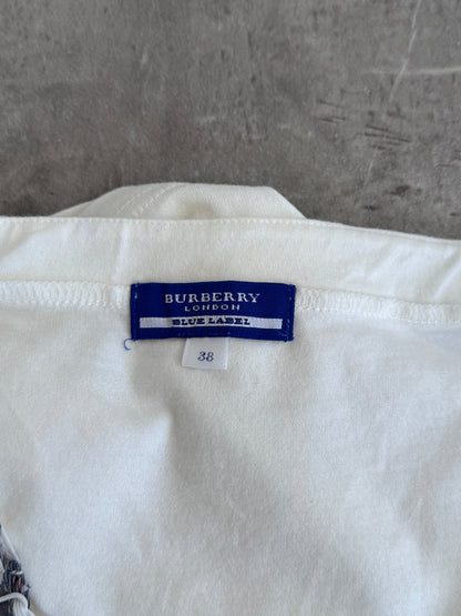 Burberry White Bandeau Cami Top