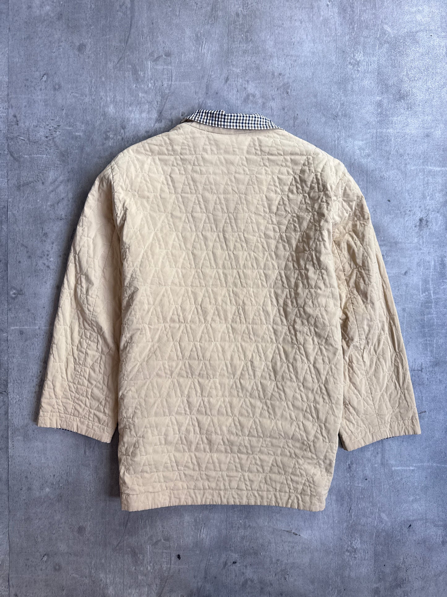 Aquascutum Reversible Check 'A-Quilt' Garden Jacket