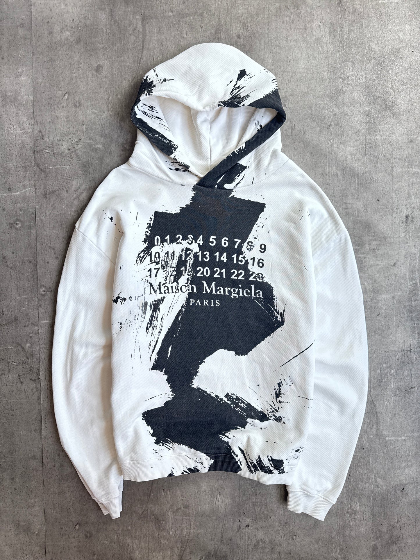 Maison Margiella Spalsh Ink AOP Graphic Hoodie
