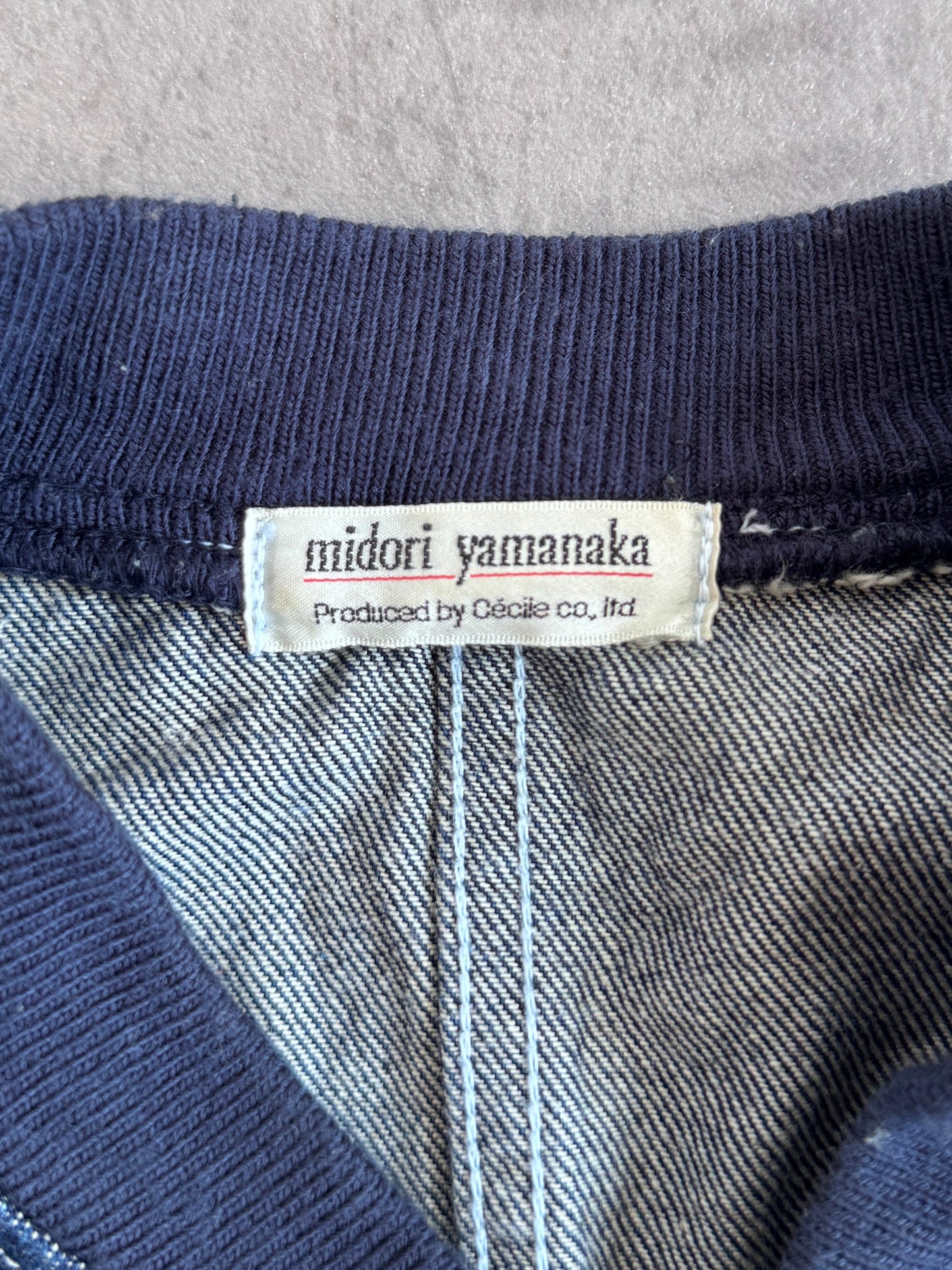 Midori Yamanaka Cropped Denim Jacket