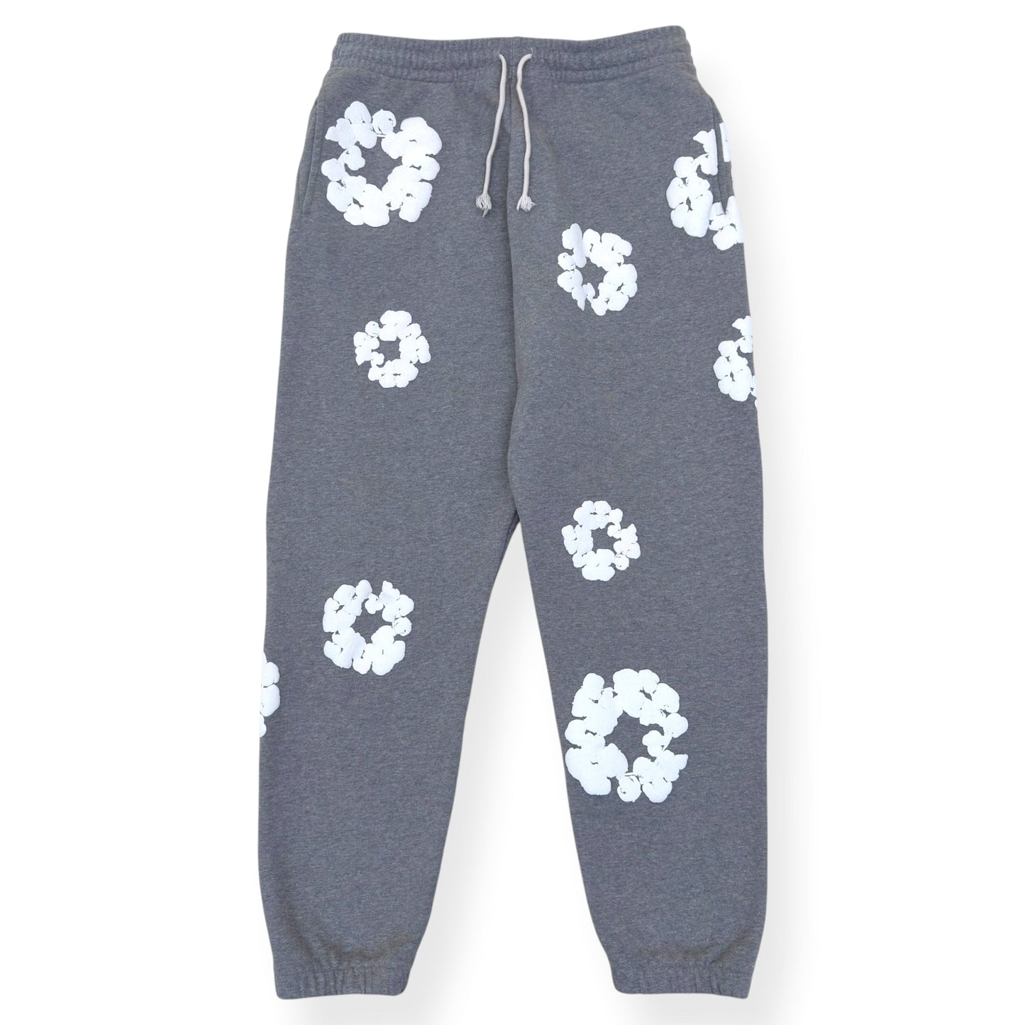 DENIM TEARS WREATH SWEATPANTS GREY / WHITE L | Large, Grey