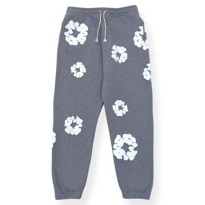 DENIM TEARS WREATH SWEATPANTS GREY / WHITE L | Large, Grey