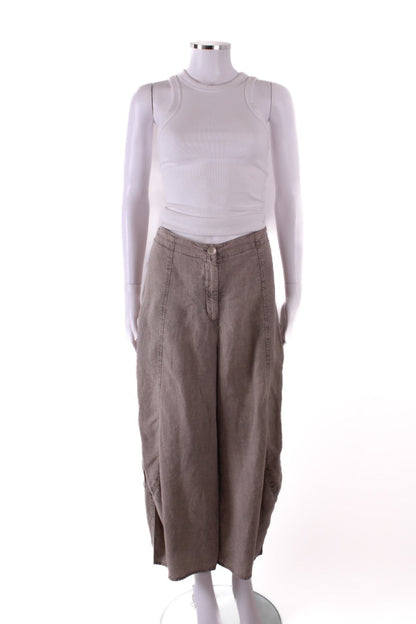OSKA Linen Trousers Beige L | Default Title, Beige