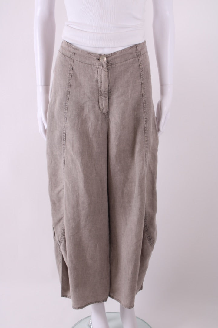 OSKA Linen Trousers Beige L | Default Title, Beige