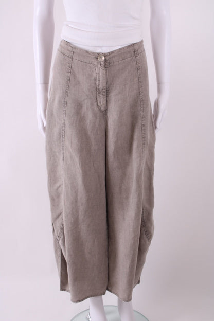 OSKA Linen Trousers Beige L | Default Title, Beige