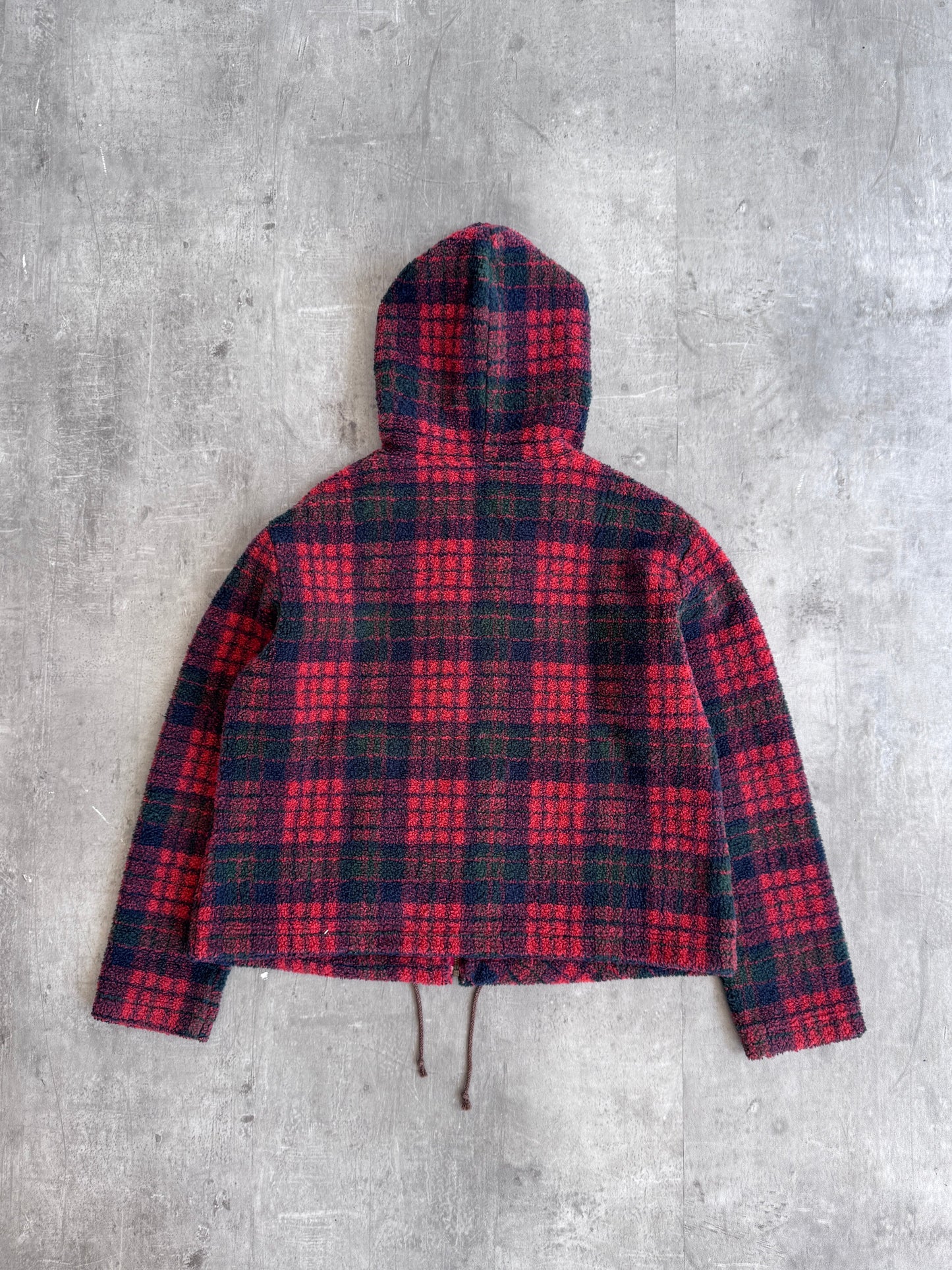 HAI Sporting Gear Issey Miyake Drawstring Fleece Hoodie