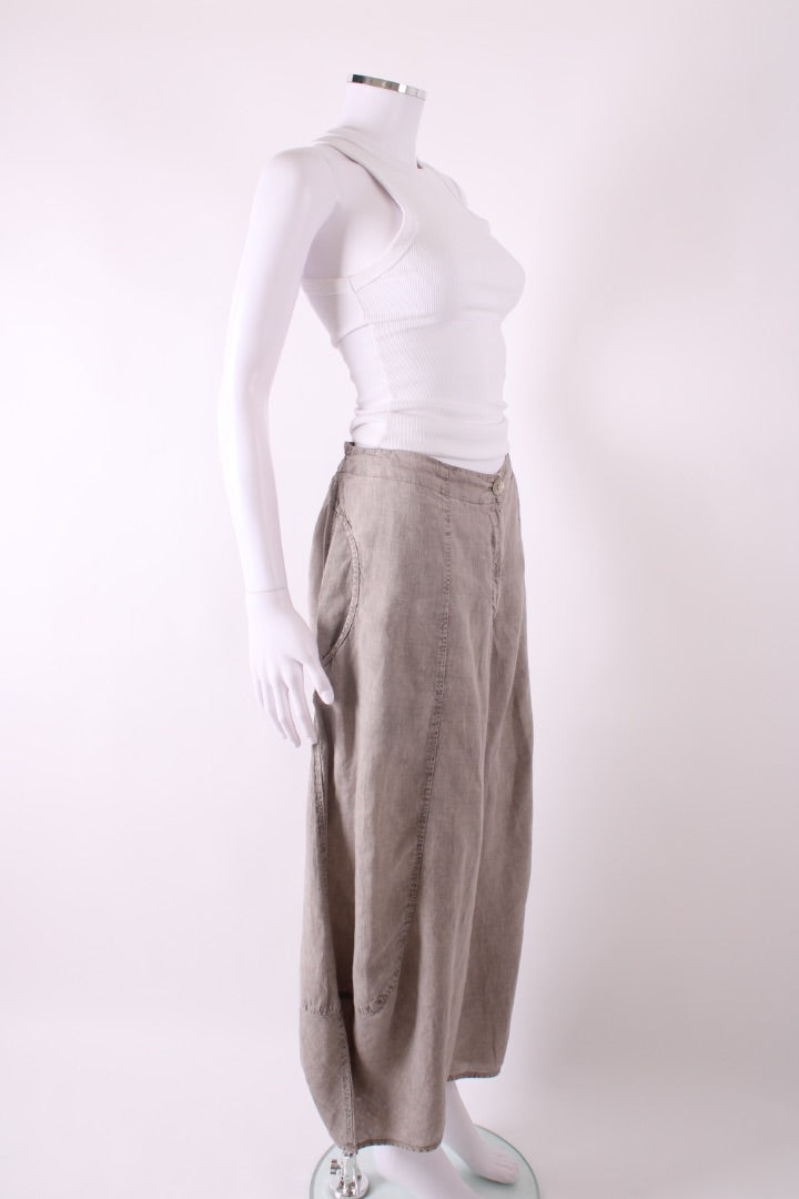 OSKA Linen Trousers Beige L | Default Title, Beige
