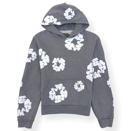 DENIM TEARS WREATH HOODIE GREY / WHITE XL | XL, Grey