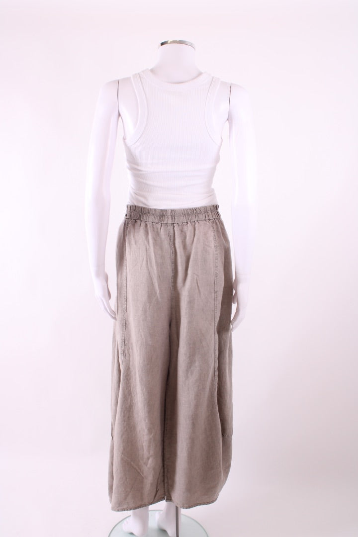 OSKA Linen Trousers Beige L | Default Title, Beige