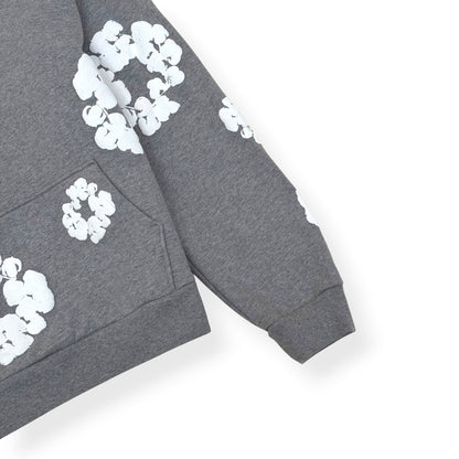 DENIM TEARS WREATH HOODIE GREY / WHITE XL | XL, Grey