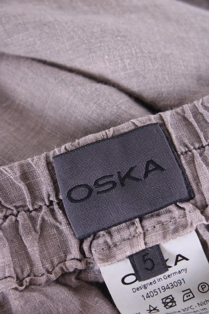OSKA Linen Trousers Beige L | Default Title, Beige