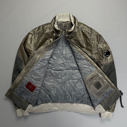 C.P. Company Nyber Bomber Jacket in Dusty Olive | Medium, Olive