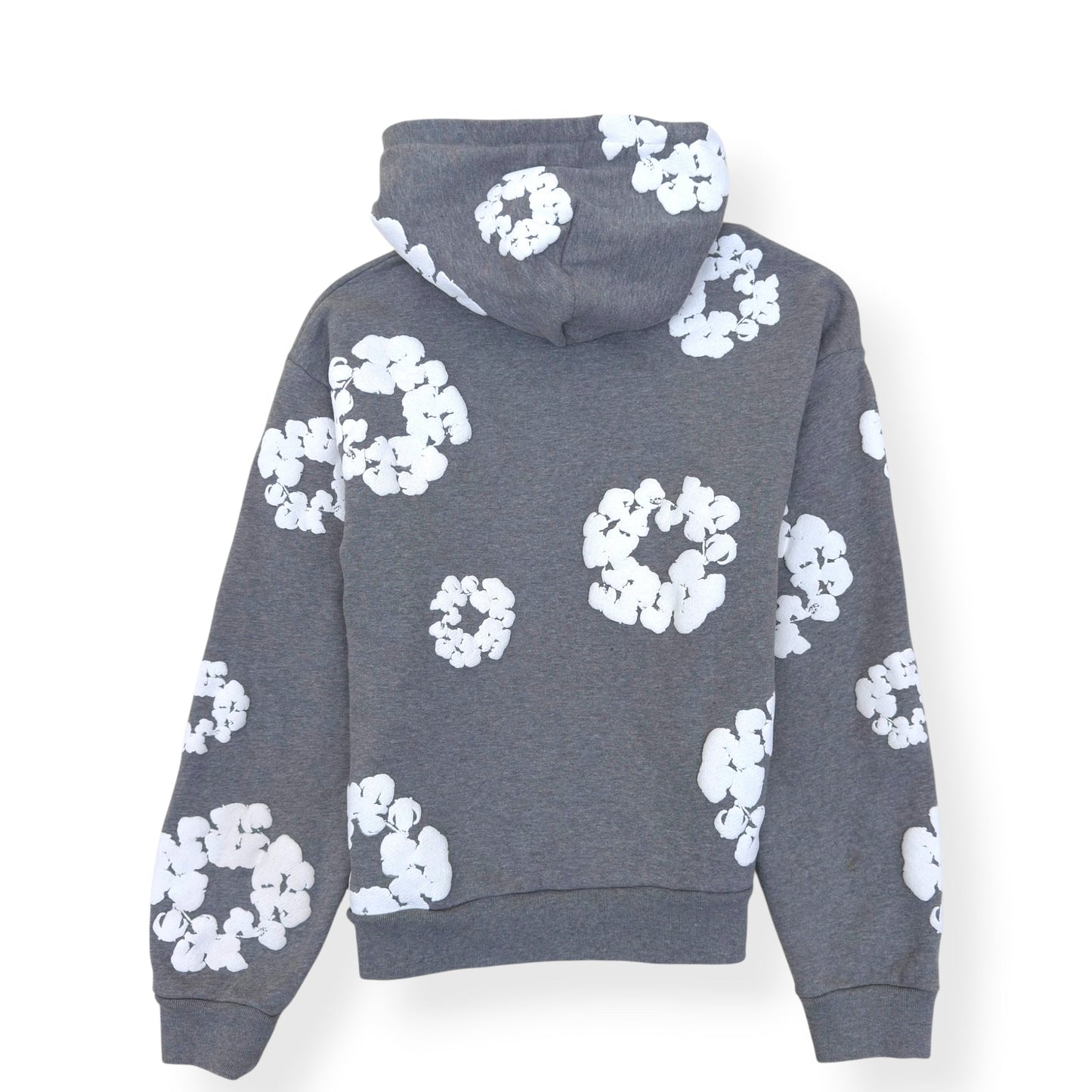 DENIM TEARS WREATH HOODIE GREY / WHITE XL | XL, Grey