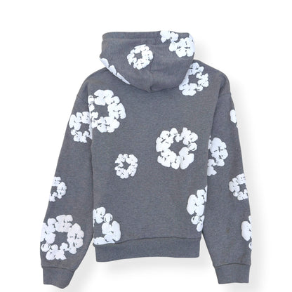 DENIM TEARS WREATH HOODIE GREY / WHITE XL | XL, Grey