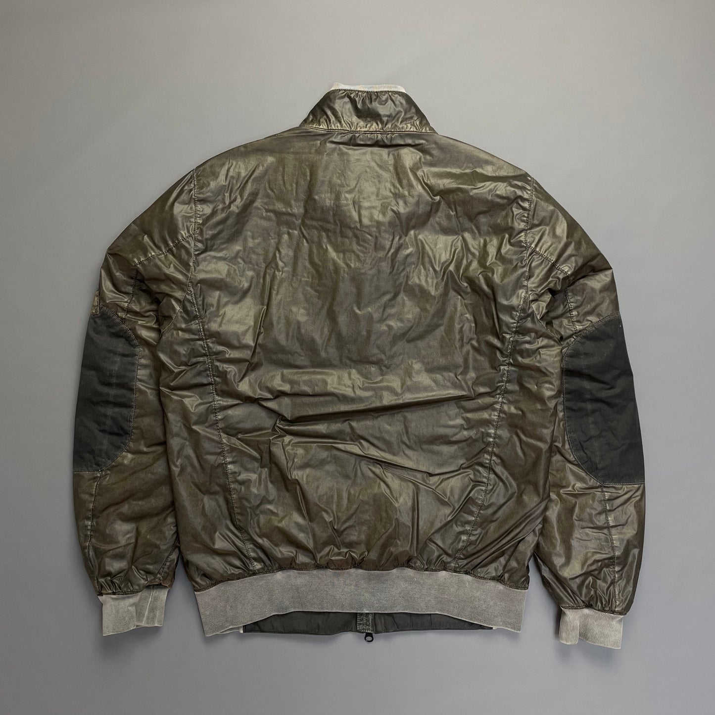 C.P. Company Nyber Bomber Jacket in Dusty Olive | Medium, Olive