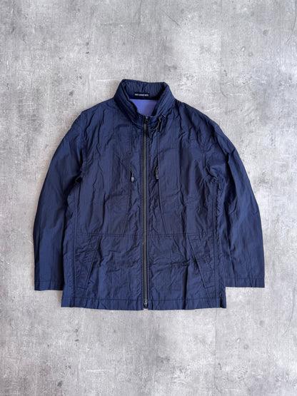 S1992 Issey Miyake Men 9-Pocket Cobalt Blue Utility Stash Jacket