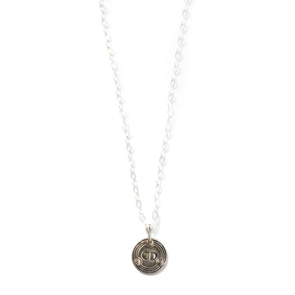 VT Rework: Chrsitan Dior Silver Reworked Pendant Necklace