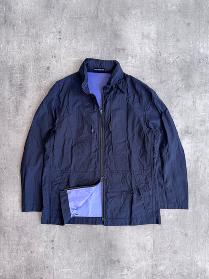 S1992 Issey Miyake Men 9-Pocket Cobalt Blue Utility Stash Jacket