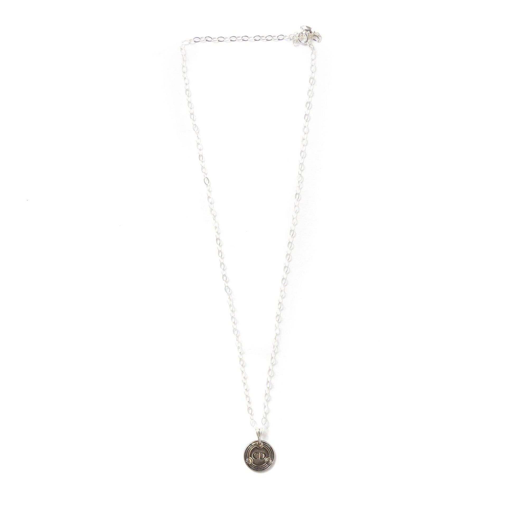 VT Rework: Chrsitan Dior Silver Reworked Pendant Necklace - Known Source