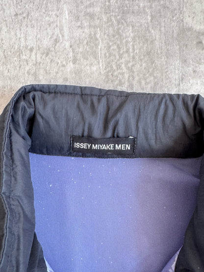 S1992 Issey Miyake Men 9-Pocket Cobalt Blue Utility Stash Jacket