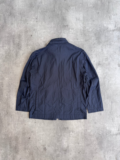 S1992 Issey Miyake Men 9-Pocket Cobalt Blue Utility Stash Jacket