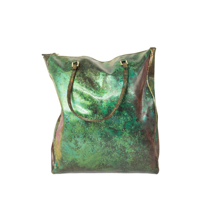 FW95 JPG Cyber Collection Green 'Rust' Tote Bag