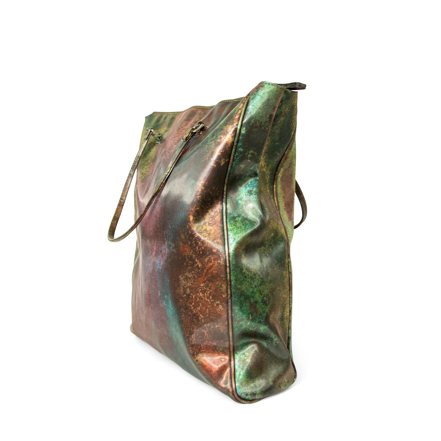 FW95 JPG Cyber Collection Green 'Rust' Tote Bag