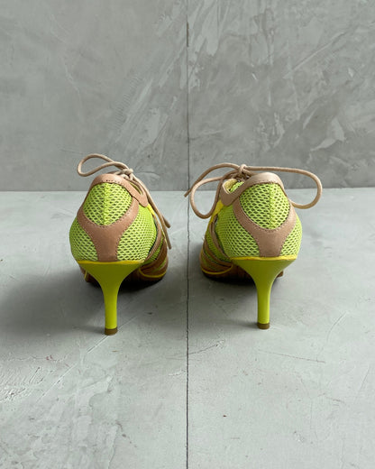 DIESEL SPORTY NEON HEELS - EU 37 / UK 5