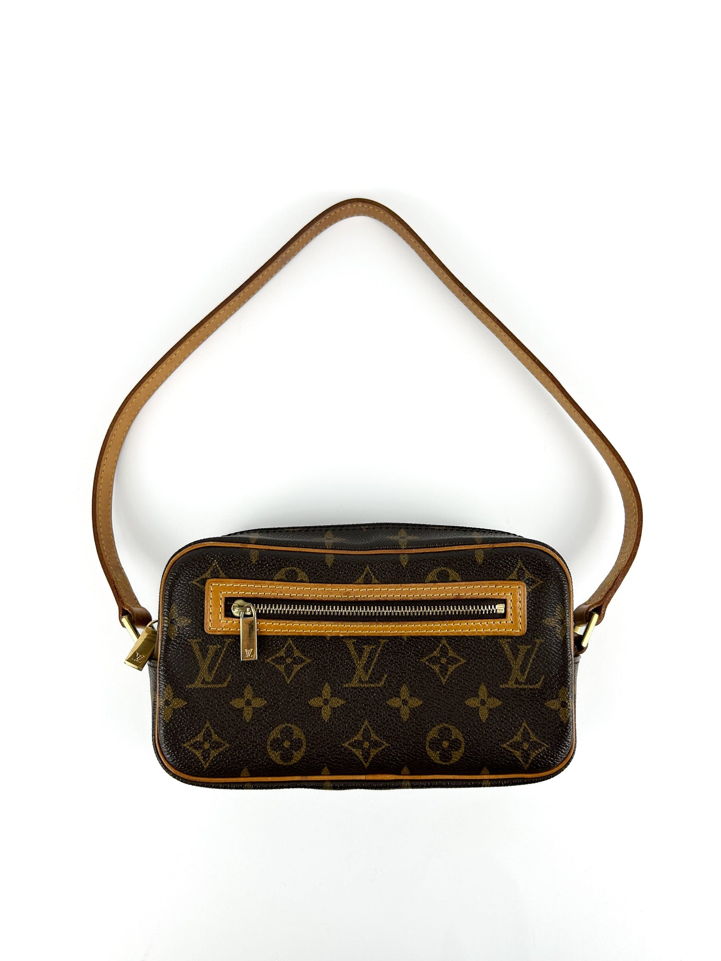 Vintage Louis Vuitton Cite Pochette Shoulder Bag 2000s | O/S, Brown