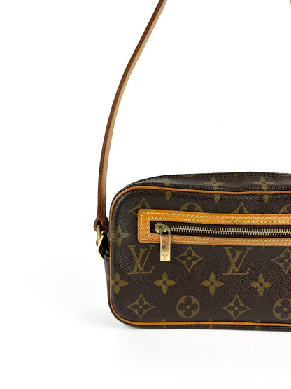 Vintage Louis Vuitton Cite Pochette Shoulder Bag 2000s | O/S, Brown