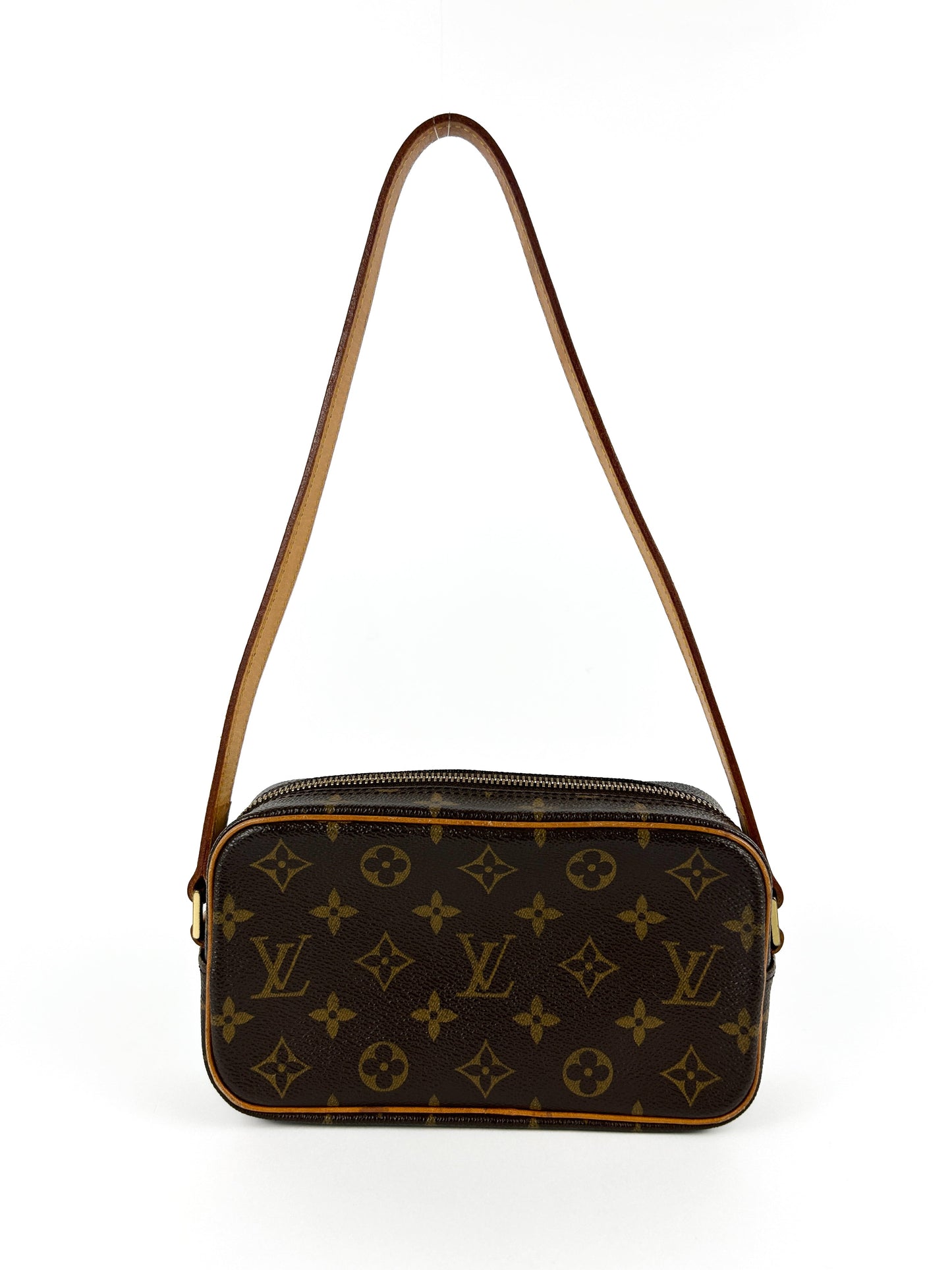 Vintage Louis Vuitton Cite Pochette Shoulder Bag 2000s | O/S, Brown