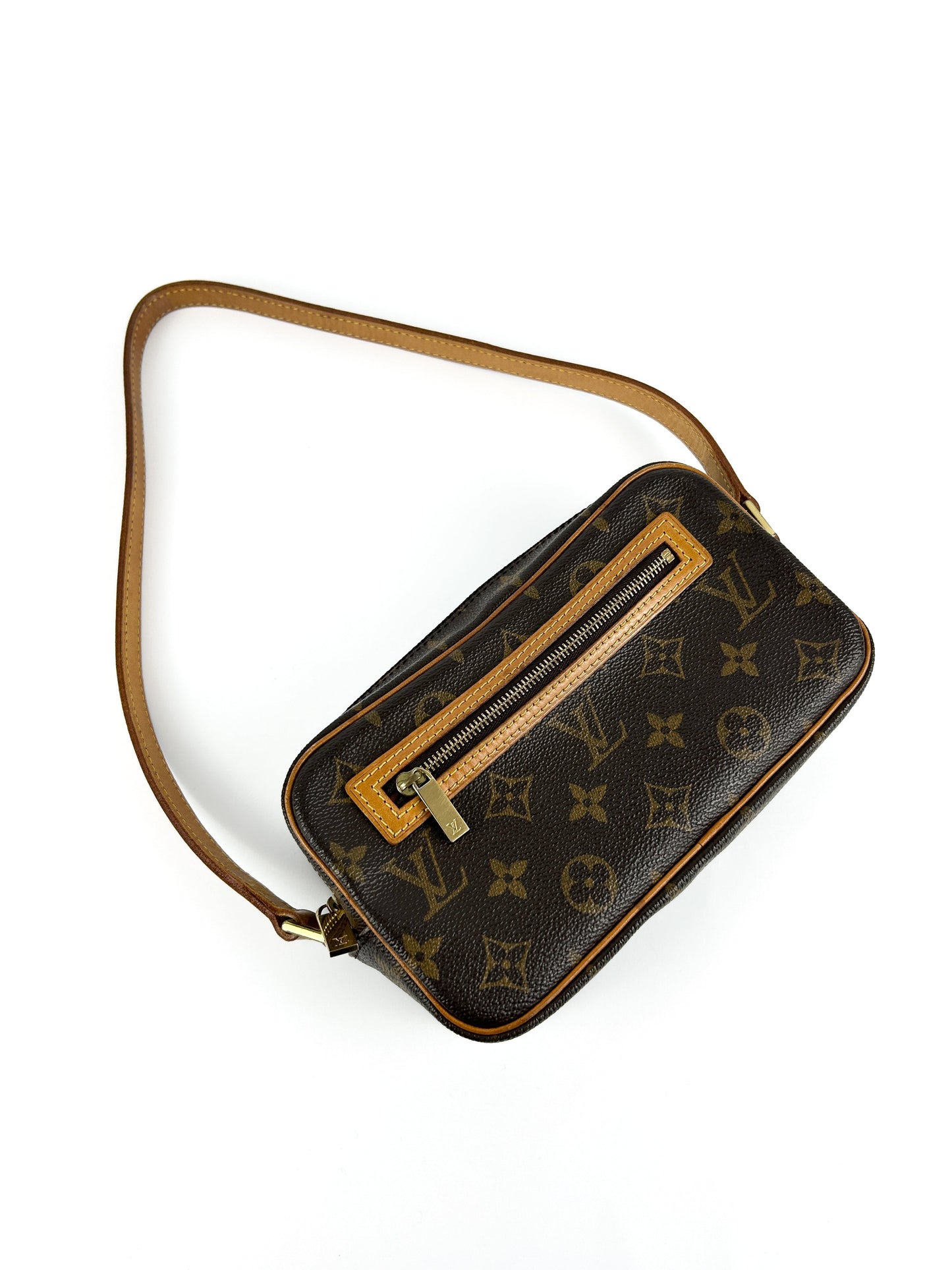 Vintage Louis Vuitton Cite Pochette Shoulder Bag 2000s | O/S, Brown